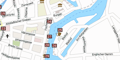 Stadtplan Baltische Philharmonie 