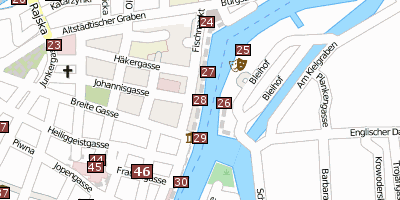 Stadtplan Johannistor 