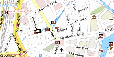 Katharinenkirche  Stadtplan