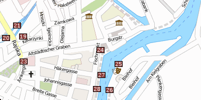 Schwanenbastei Stadtplan