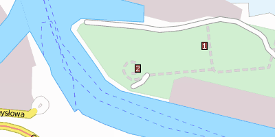 Westerplatte-Denkmal Stadtplan